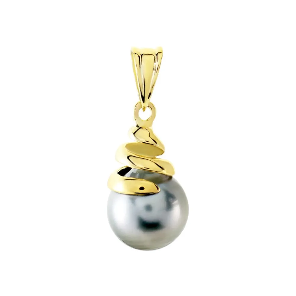 Pendentif Acme Or Jaune Perle De Culture De Tahiti|Marc Orian