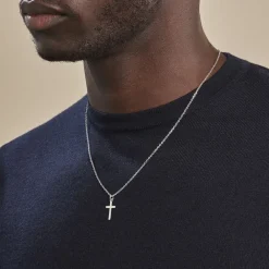 Pendentif Aisse Argent Blanc|Marc Orian Discount