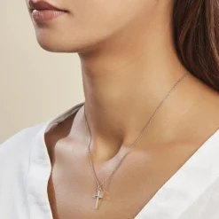 Pendentif Aisse Argent Blanc|Marc Orian Discount