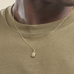 Pendentif Ange Endormi Or Jaune