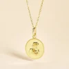 Pendentif Ange Rond Or Jaune