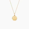 Pendentif Ange Rond Or Jaune
