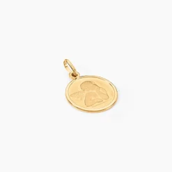 Pendentif Ange Rond Or Jaune|Marc Orian Discount