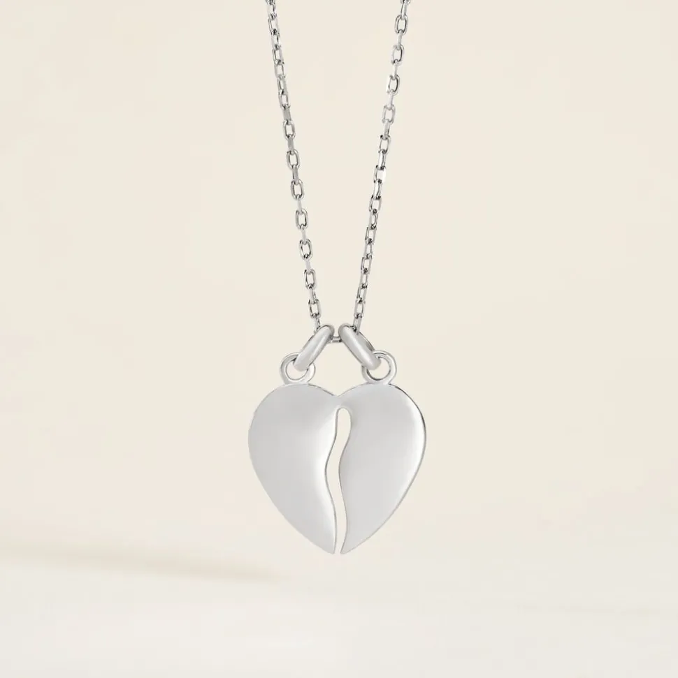 Pendentif Axelia Argent Blanc