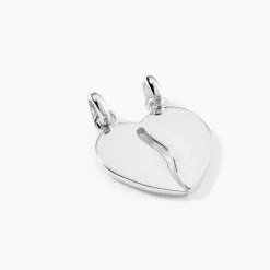 Pendentif Axelia Argent Blanc
