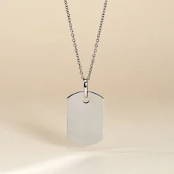 Pendentif Aymerik Argent Blanc