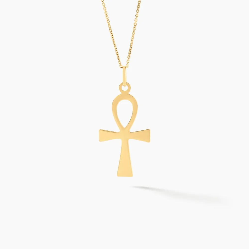 Pendentif Basilissa Croix De Vie Or Jaune|Marc Orian Discount
