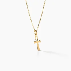 Pendentif Basilissa Croix De Vie Or Jaune|Marc Orian Best