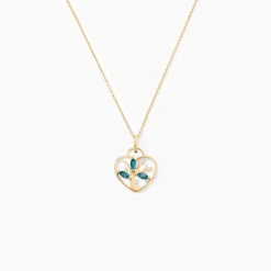 Pendentif Baylee Or Jaune Topaze Oxyde De Zirconium