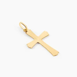 Pendentif Benny Croix Ciselee Or Jaune|Marc Orian
