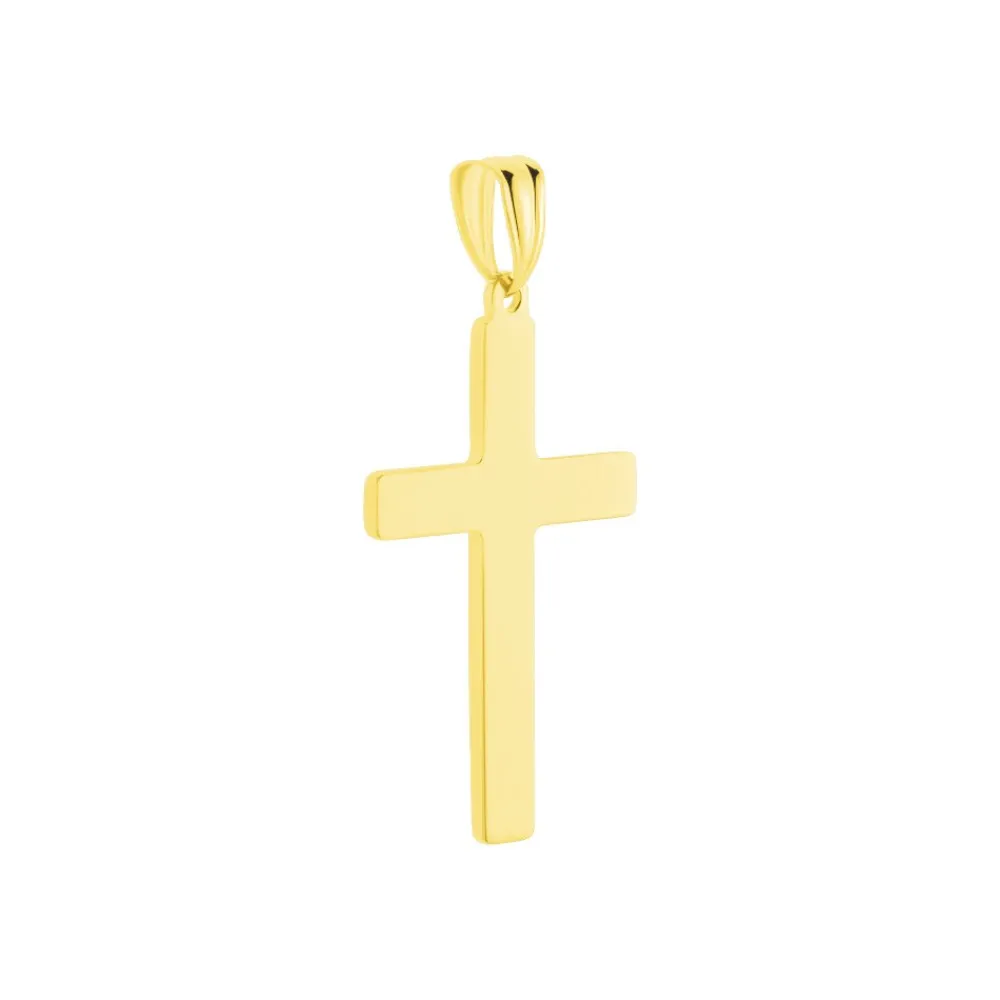 Pendentif Benny Croix Ciselee Or Bicolore|Marc Orian Outlet