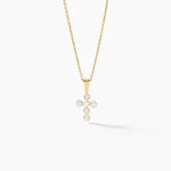 Pendentif Canice Croix Or Jaune Oxyde De Zirconium|Marc Orian Hot