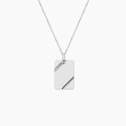 Pendentif Ceren Argent Blanc|Marc Orian Best