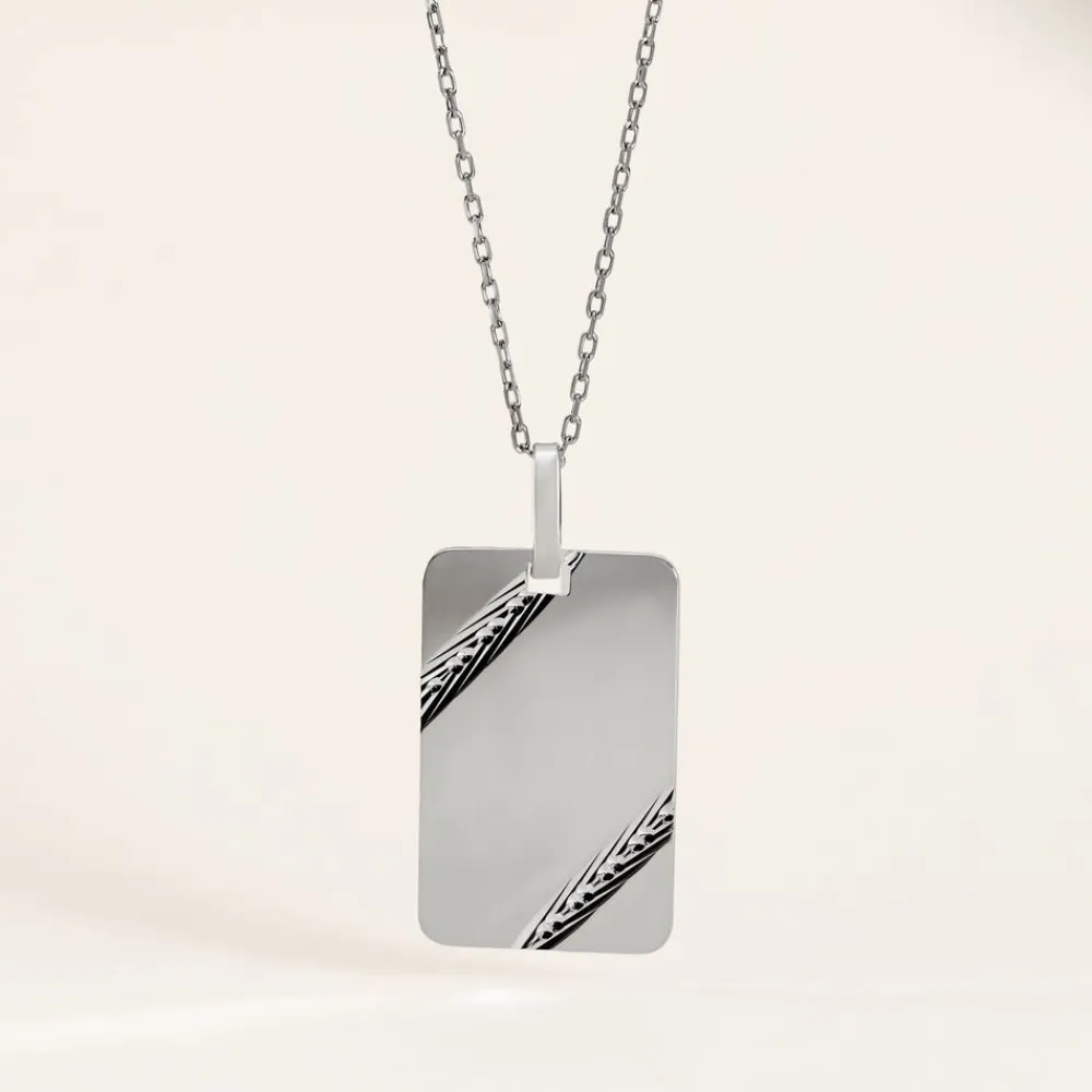 Pendentif Ceren Argent Blanc|Marc Orian Best