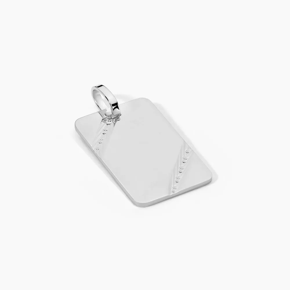 Pendentif Ceren Argent Blanc|Marc Orian Best