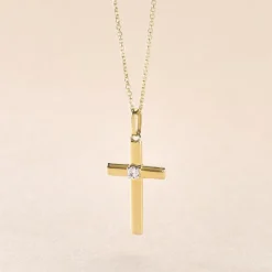 Pendentif Cornell Or Jaune Oxyde De Zirconium|Marc Orian