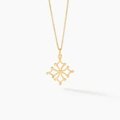 Pendentif Dajo Croix Occitane Or Jaune