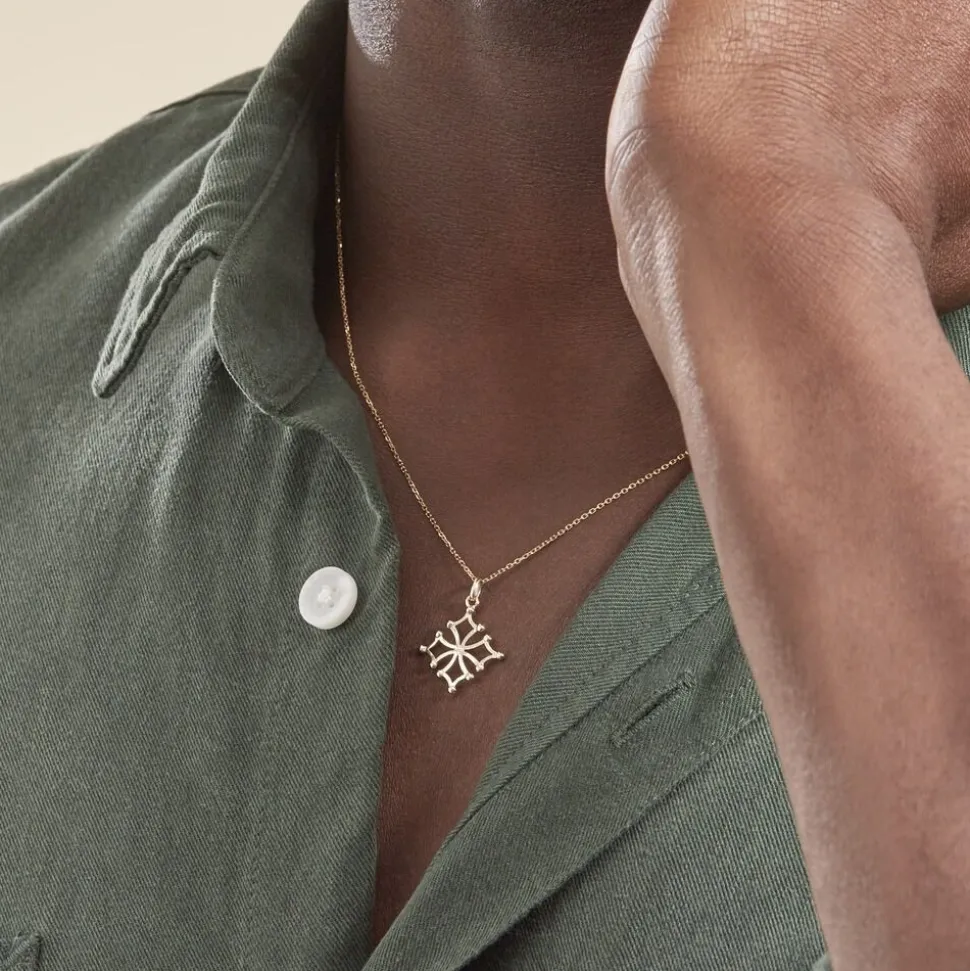 Pendentif Dajo Croix Occitane Or Jaune