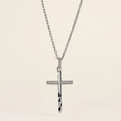 Pendentif Desilia Ciselée Argent Blanc|Marc Orian Sale