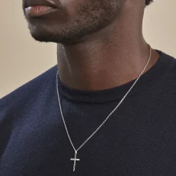 Pendentif Desilia Ciselée Argent Blanc|Marc Orian Sale
