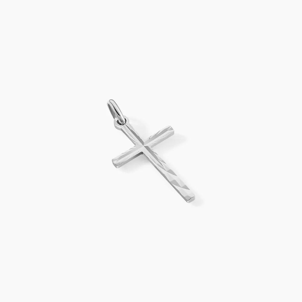 Pendentif Desilia Ciselée Argent Blanc|Marc Orian Sale