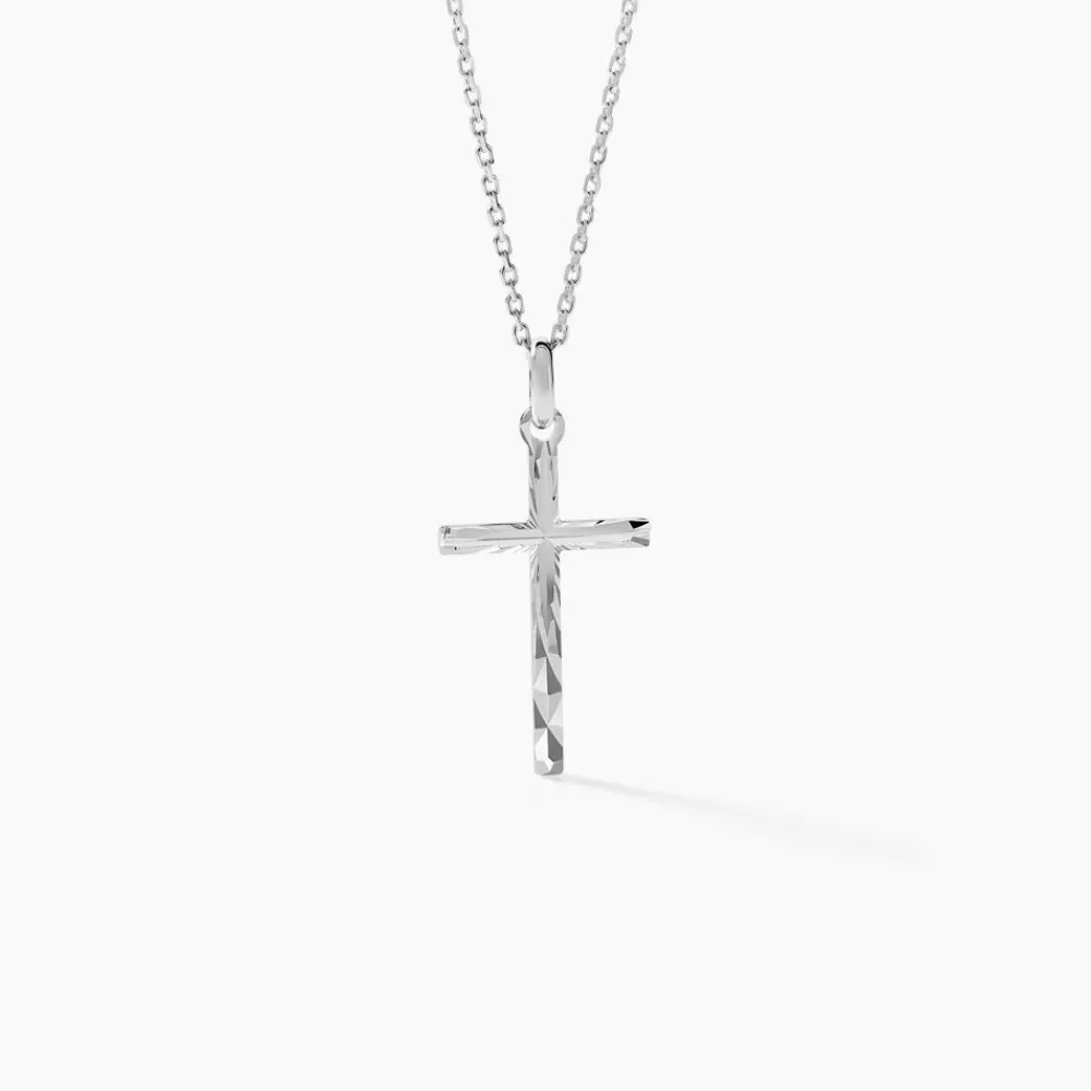 Pendentif Desilia Ciselée Argent Blanc|Marc Orian Sale