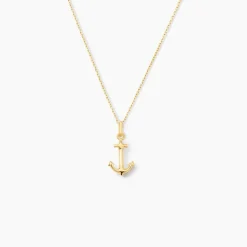 Pendentif Edouarda Ancre Or Jaune