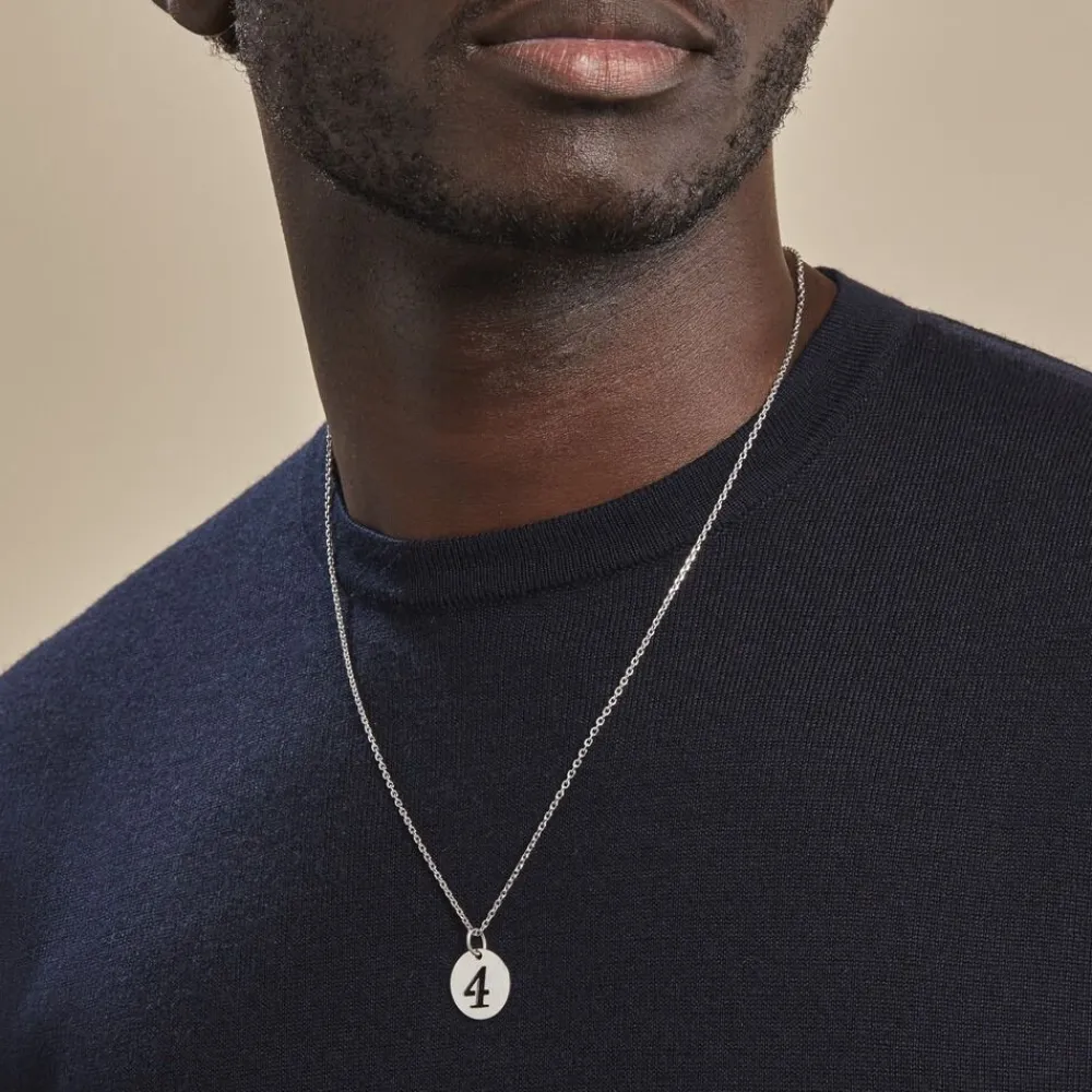 Pendentif Efiso Argent Blanc|Marc Orian