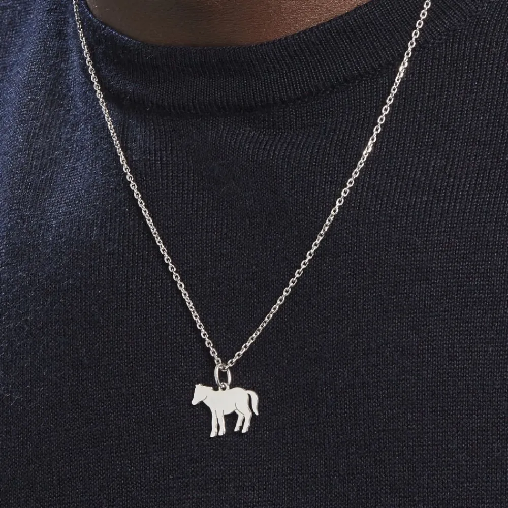 Pendentif Eitan Argent Blanc|Marc Orian
