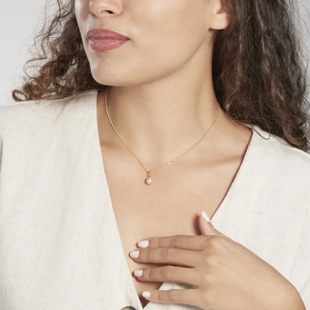 Pendentif Elbertina Or Jaune Perle De Culture|Marc Orian Discount