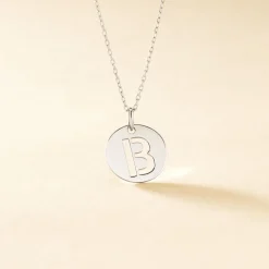Pendentif Elio B Argent Blanc|Marc Orian Online