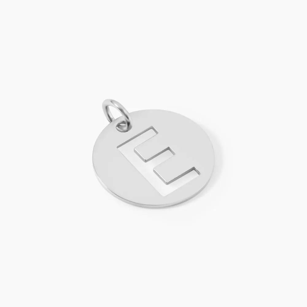 Pendentif Elio E Argent Blanc|Marc Orian