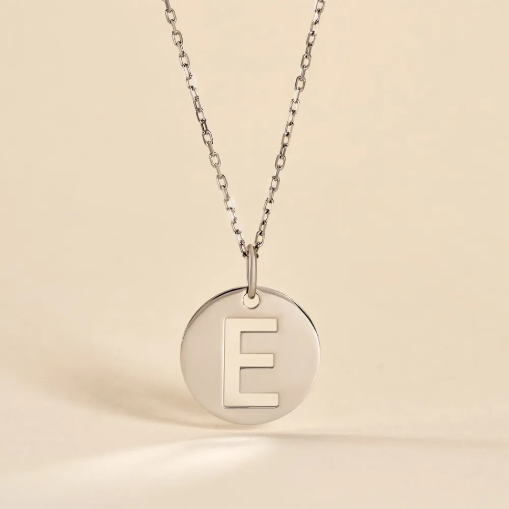 Pendentif Elio E Argent Blanc|Marc Orian