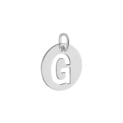 Pendentif Elio G Argent Blanc|Marc Orian Discount