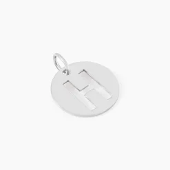 Pendentif Elio H Argent Blanc|Marc Orian New