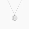 Pendentif Elio L Argent Blanc|Marc Orian New