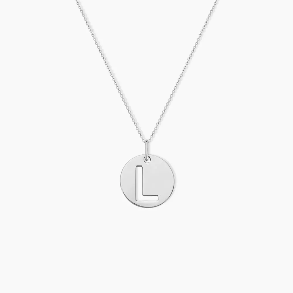 Pendentif Elio L Argent Blanc|Marc Orian New