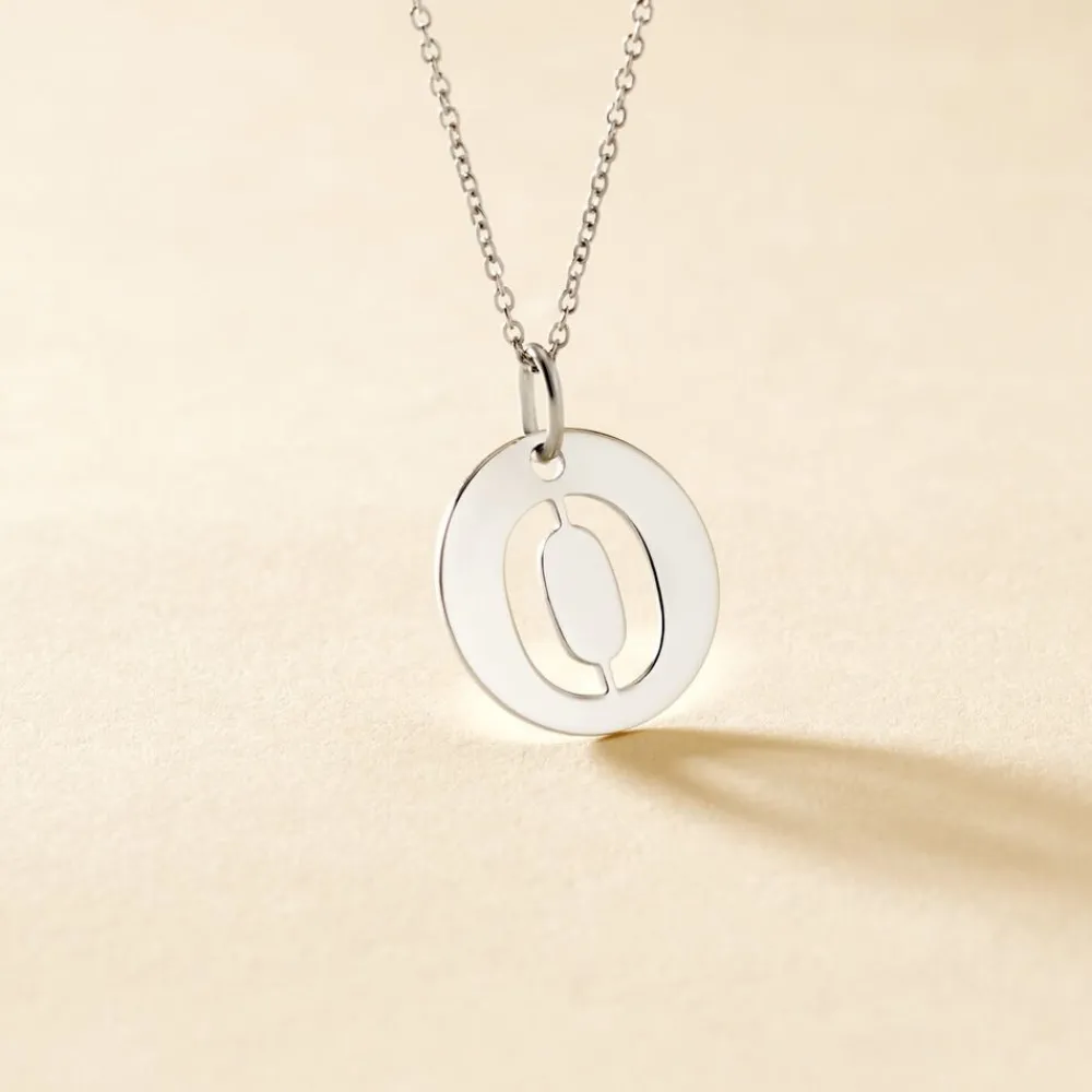 Pendentif Elio O Argent Blanc|Marc Orian New