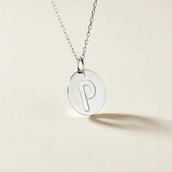 Pendentif Elio P Argent Blanc|Marc Orian Sale