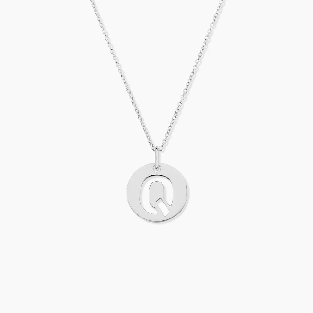 Pendentif Elio Q Argent Blanc|Marc Orian Discount