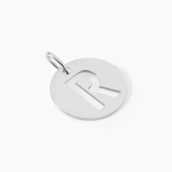 Pendentif Elio R Argent Blanc|Marc Orian Outlet