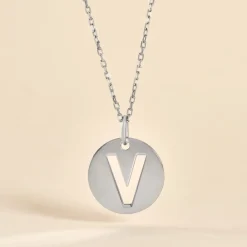 Pendentif Elio V Argent Blanc|Marc Orian