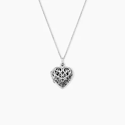 Pendentif Ellya Argent Blanc