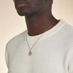 Pendentif Elyas Argent Blanc|Marc Orian Online