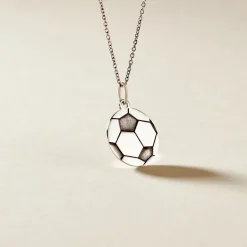 Pendentif Emil Argent Blanc