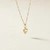 Pendentif Eudocie Coeur Lisse Or Jaune