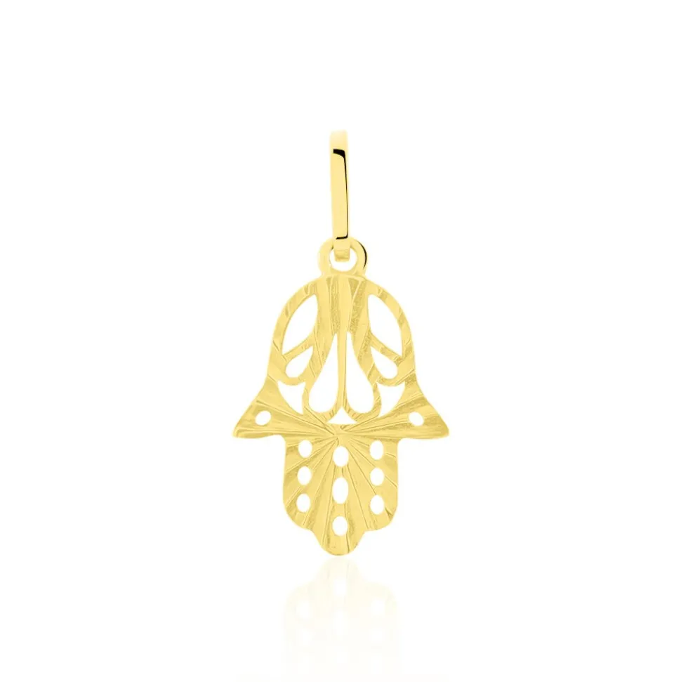 Pendentif Fatima Or Jaune