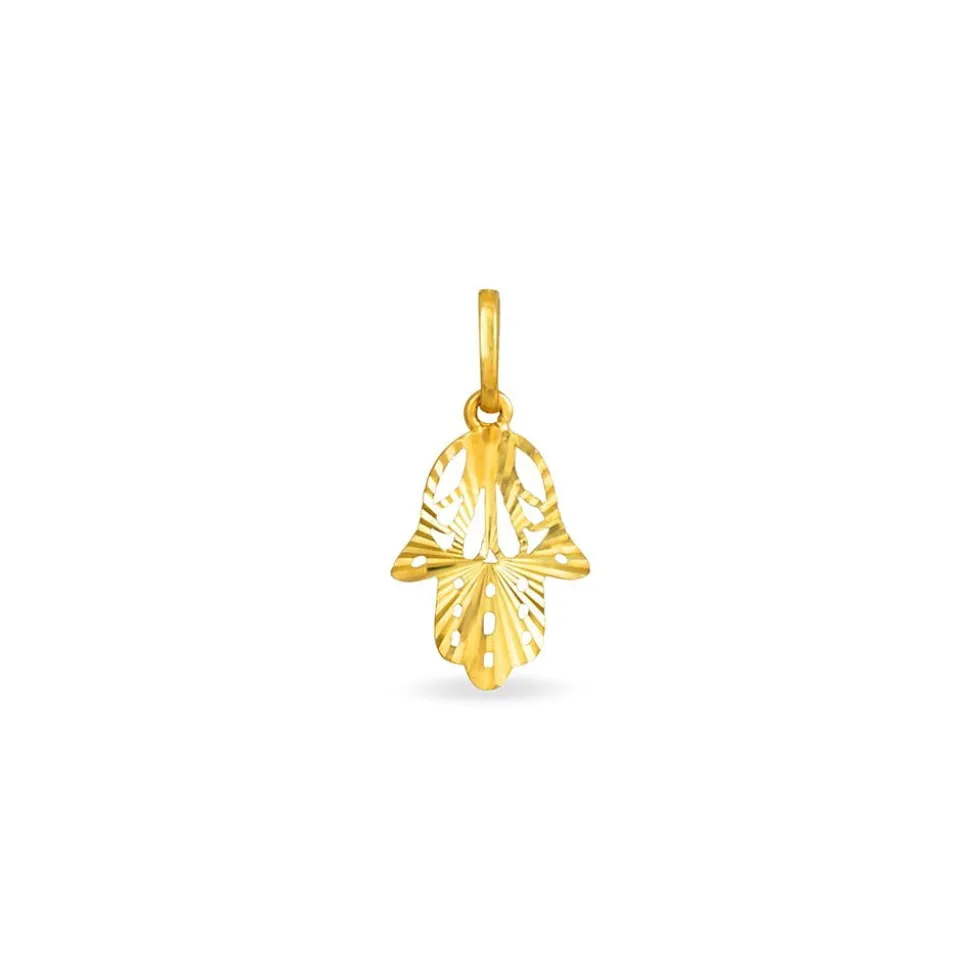 Pendentif Fatima Or Jaune