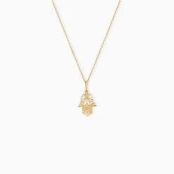 Pendentif Fatima Or Jaune
