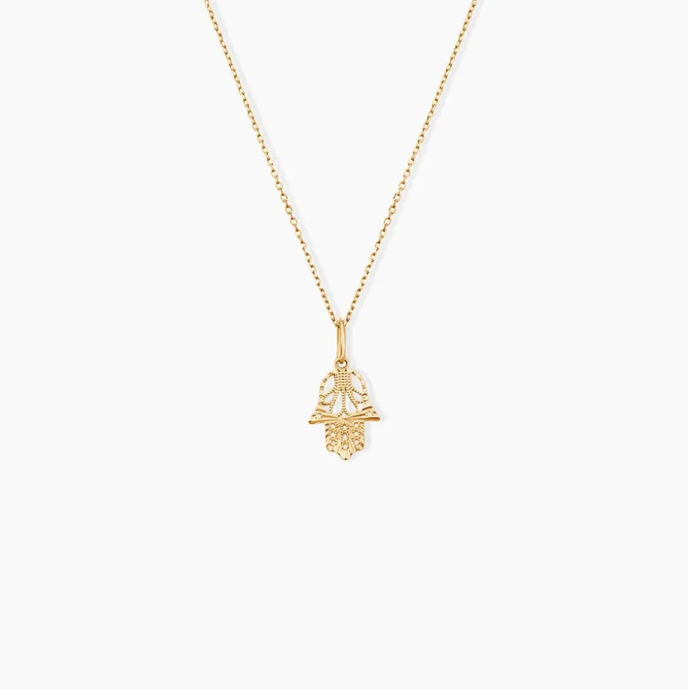 Pendentif Fatima Or Jaune